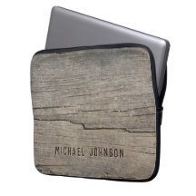 Nome Personalizado da Madeira Antiga Rústica legal