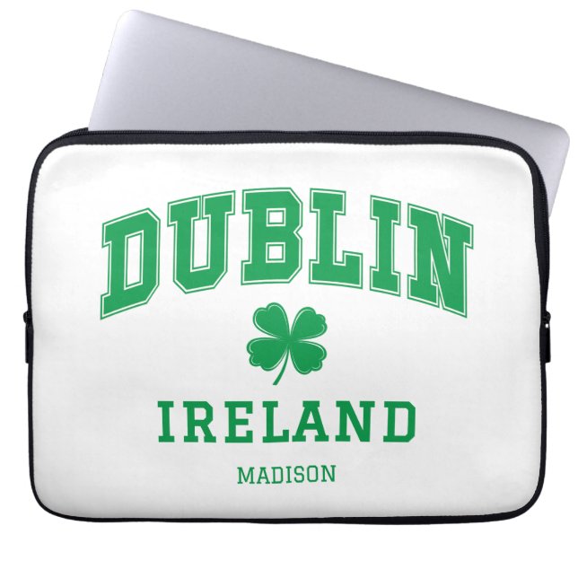 Capa Para Notebook Nome personalizado Dublin Irlanda (Frente)