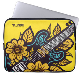 Capa Para Notebook Nome Personalizado e Cor Ukulele