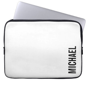 Capa Para Notebook Nome Personalizado Mínimo Moderno