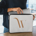 Capa Para Notebook Nome Personalizado Script inicial l Clean Beige &<br><div class="desc">Esses designs geralmente apresentam monogramas personalizados que usam as iniciais ou o nome do indivíduo,  fazer-o como um produto exclusivo. As cores naturais da madeira utilizadas nos designs são também muito atraentes para os olhos e proporcionam um aspecto novo e moderno.</div>