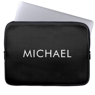 Capa Para Notebook Nome Simples da Planeta Profissional Minimalista P