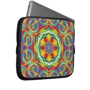 Capa Para Notebook Noodles Caleidoscópio Bolsa de laptop