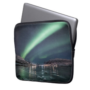 Capa Para Notebook Norte Luzes Bolsa de laptop da Noruega