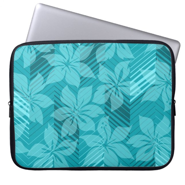 Capa Para Notebook North Shore Hawaiian Hibiscus Neoprene Wetcase (Frente)