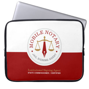 Capa Para Notebook Notário Móvel Personalizado Assinatura Legal Verme