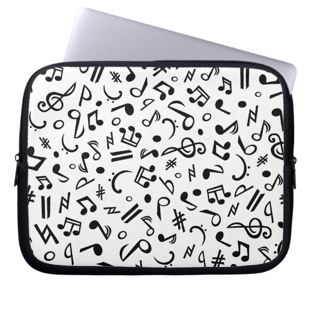 Capa Para Notebook notas musicais (Frente)