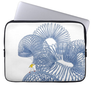 Capa Para Notebook Notebook Mínimo Slinky Coil Walk