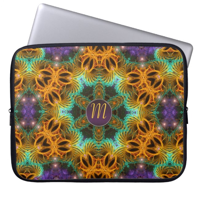 Capa Para Notebook Notebook Ouro Roxo Magic Star (Frente)