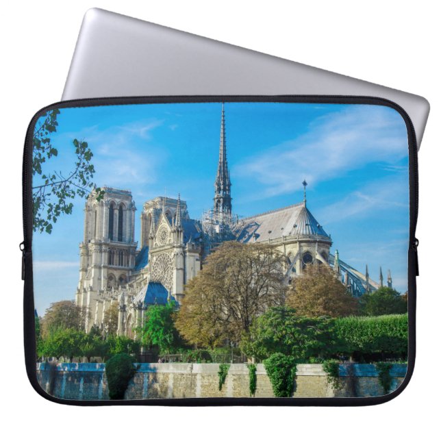 Capa Para Notebook Notre Dame de Paris, França (Frente)