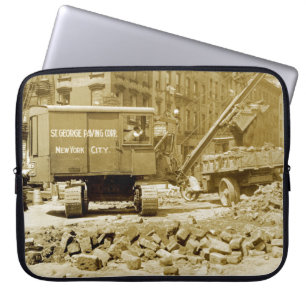 Capa Para Notebook Nova Iorque Construction Crane 1920, Noroeste