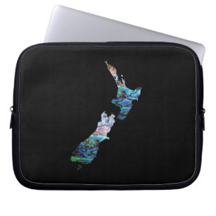 CAPA PARA NOTEBOOK NOVA ZEALAND MAP PAUA
