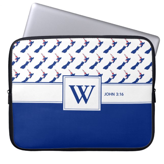 Capa Para Notebook NOVA ZEALAND Monograma (Frente)
