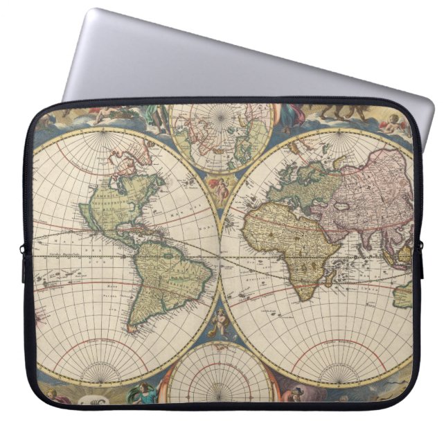 Capa Para Notebook Novissima Totius Terrarum Orbis Tabula (Frente)