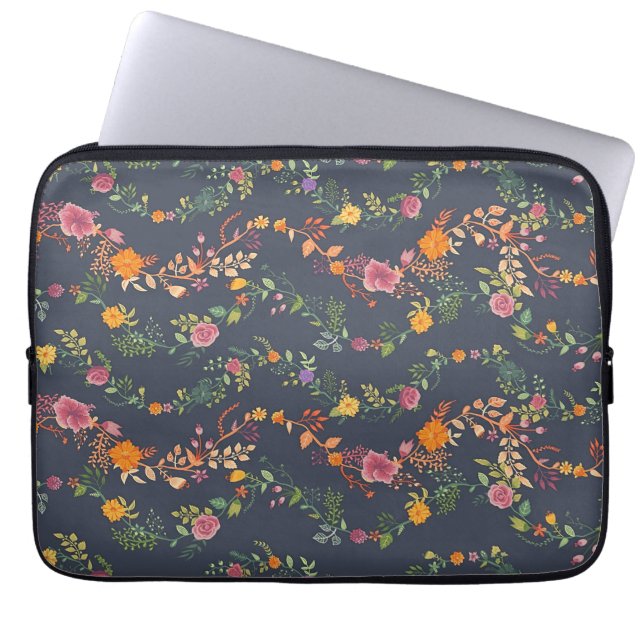 Capa Para Notebook Novo presente doméstico | Padrão Floral Simples (Frente)