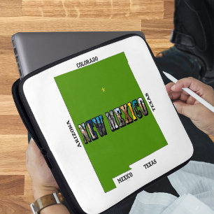 Capa Para Notebook Novo Texto de Foto do Mapa do México