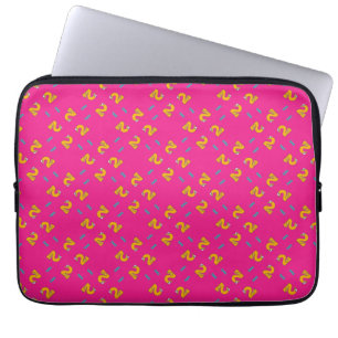 Capa Para Notebook Número dois rosa