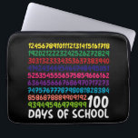 Capa Para Notebook Números de Matemática 100º Dia das Crianças de Pro<br><div class="desc">100º Dia de Professores Crianças de 100 Dias Números de Matemática T-Shirt</div>