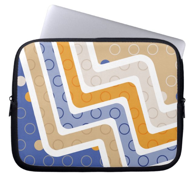 Capa Para Notebook Números Geométricos 6 (Frente)