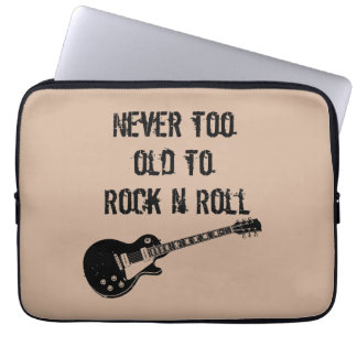 Capa Para Notebook Nunca demasiado velho para balançar a música do