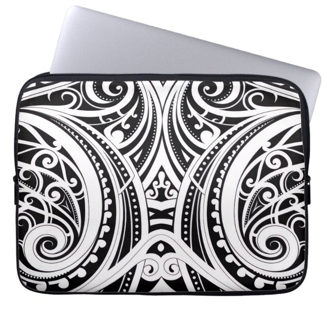 Capa Para Notebook NZKULTURE bolsa exclusivo Māori design (Frente)