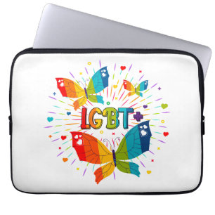 Capa Para Notebook O amor do orgulho da borboleta é o amor a consciên
