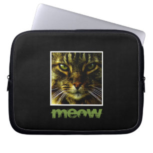 Capa Para Notebook O animal de estimação do gato que Hypnotizing os