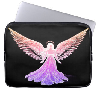 Capa Para Notebook O Anjo Rosa numa Bolsa de Eletrónica para Protecto