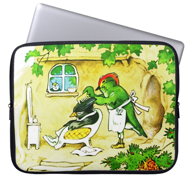 Capa Para Notebook O Barbeiro Pássaro (Frente)