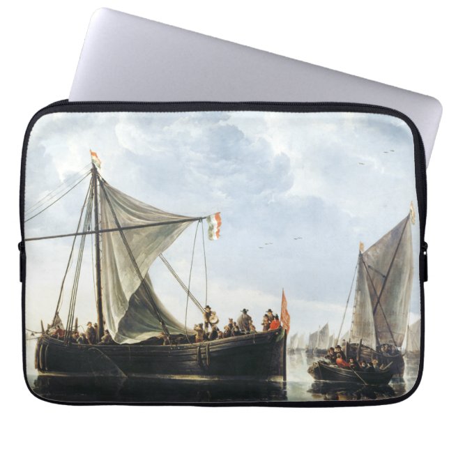 Capa Para Notebook O Barco de Passagem Aelbert Cuyp (Frente)