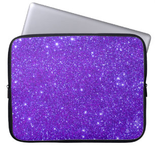 Capa Para Notebook O brilho roxo das estrelas do universo Sparkles