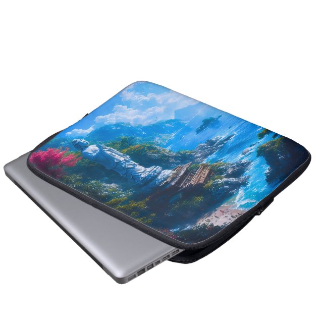 Capa Para Notebook O Buda do Mar (Frente Inferior)