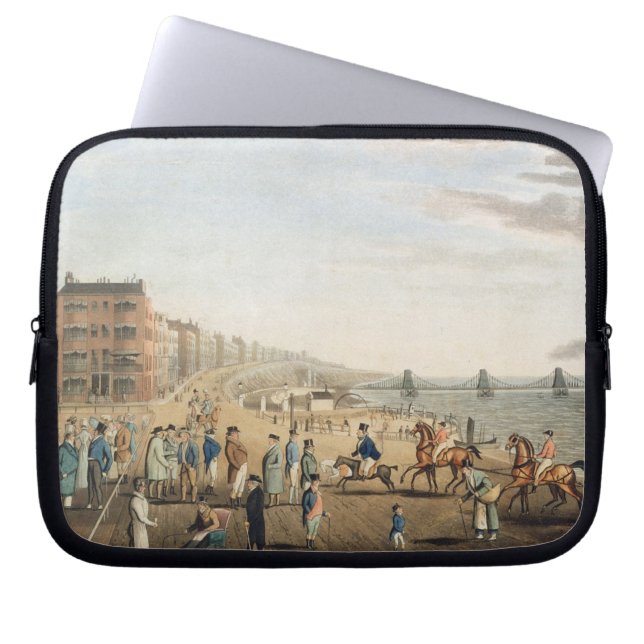 Capa Para Notebook O cais Chain em Brigghton com caráteres (etchin (Frente)
