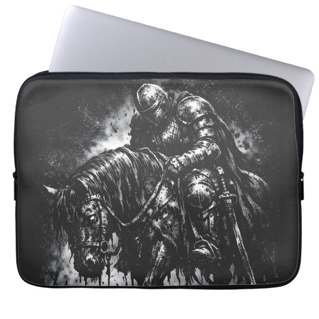 Capa Para Notebook O Cavaleiro Caído por BurnsInHell (Frente)