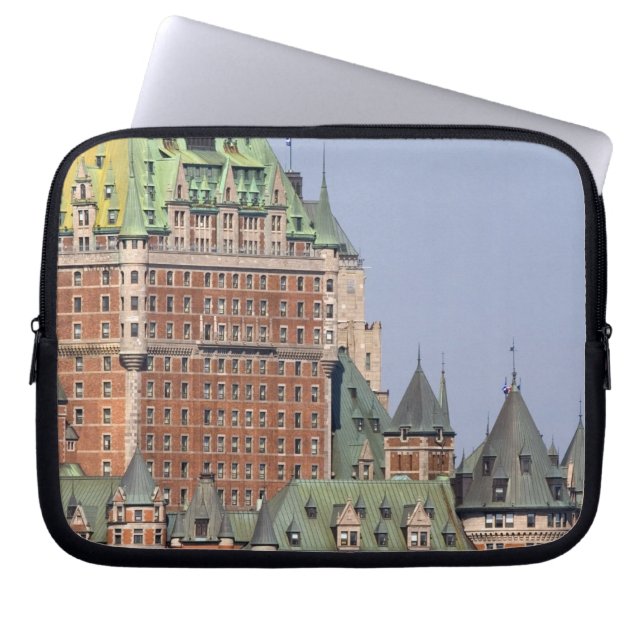 Capa Para Notebook O Chateau Frontenac na Cidade de Quebec, Canadá. (Frente)