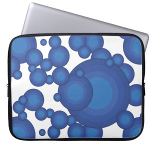 Capa Para Notebook O círculo de estilo do ano Blue 70's