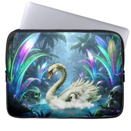 Capa Para Notebook O Cisne das Águas Esquecidas.