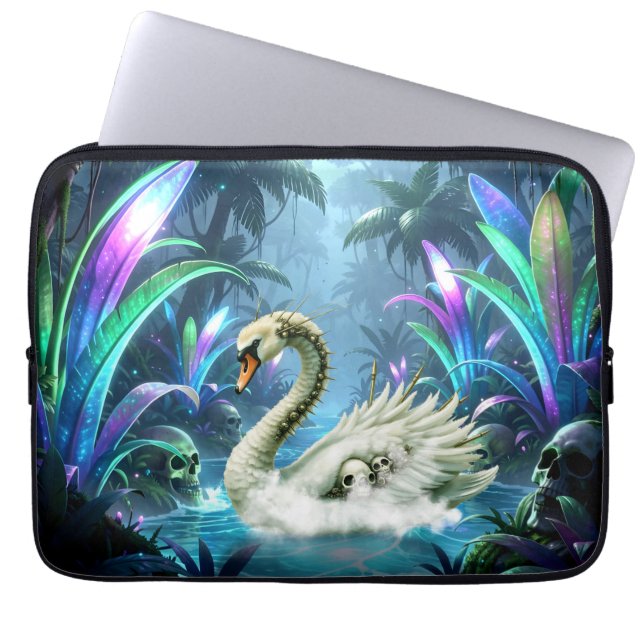 Capa Para Notebook O Cisne das Águas Esquecidas.  (Frente)