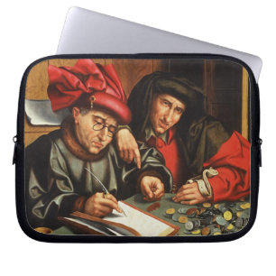 Capa Para Notebook O dinheiro Lenders (óleo no painel do carvalho)