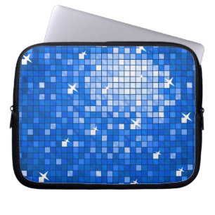 Capa Para Notebook O disco telha a bolsa de laptop azul escuro 10