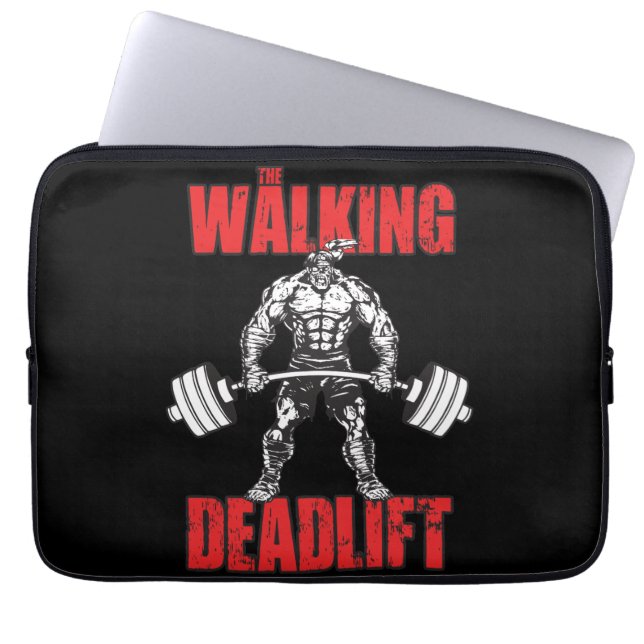 Capa Para Notebook O Empilhador Andando - Workout Zombie (Frente)