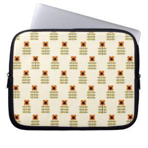 Capa Para Notebook O escandinavo inspirou o teste padrão floral