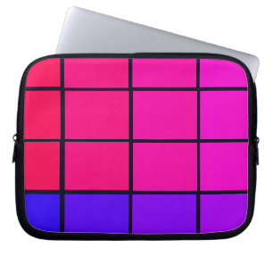Capa Para Notebook O espectro 12 coloridos Zipper o caso macio do
