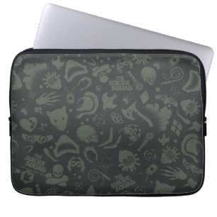 Capa Para Notebook O Esquadrão Suicida   Padrão de Ícone de Caract