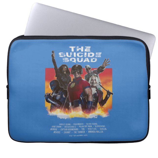 Capa Para Notebook O Esquadrão Suicida | Poster de filme com estilo r (Frente)