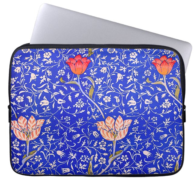 Capa Para Notebook O famoso padrão Medway de William Morris (Frente)