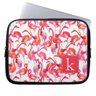Capa Para Notebook O flamingo da aguarela nas aguarelas   adiciona