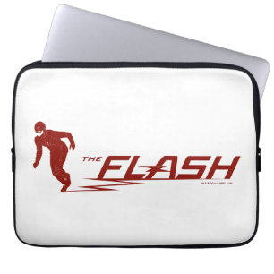 Capa Para Notebook O Flash   Logotipo do Super Hero Name