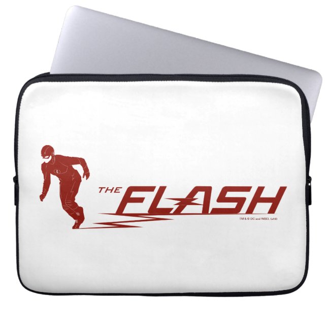 Capa Para Notebook O Flash | Logotipo do Super Hero Name (Frente)