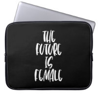 O futuro é a bolsa de laptop negra feminina